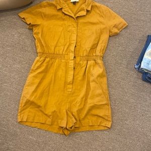 Mustard colored romper!